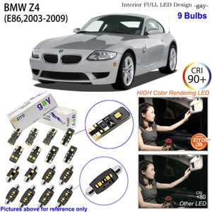 9 Bulbs Deluxe LED Interior Dome Light Kit Xenon White For BMW Z4 E86 Coupe - Picture 1 of 8