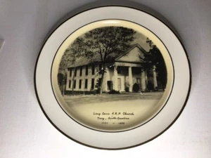 TROY, SC~Long Cane ASSOC. REFORMED PRESBYTERAN CHURCH Commemorative Plate RARE - Picture 1 of 5