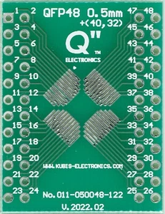 QFP48, LQFP48, SQFP48, TQFP48 0.50mm(0.02") to 2 x IDC2x12 [UK] - Picture 1 of 1