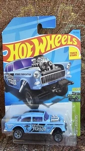 Hot Wheels 2023 110/250 55 Chevy Bel Air Gasser Blue - Picture 1 of 3