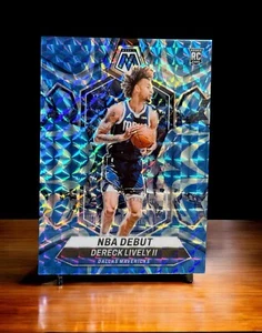 Dereck Lively II - 2023-24 Mosaic Rookie #265 - Reactive Blue Mosaic - NBA Debut - Bild 1 von 3