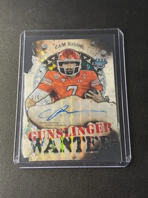 2024 Bowman Best University Cam Rising Utah Gunslinger White Geometric Auto /5 - Image 1 of 2