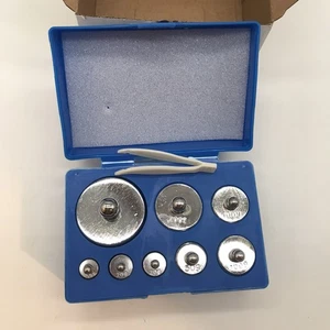 HFS(R) Waage Waage Kalibriergewicht Set - 10-1000G 8-teiliges Set mit Koffer NEU - Bild 1 von 10