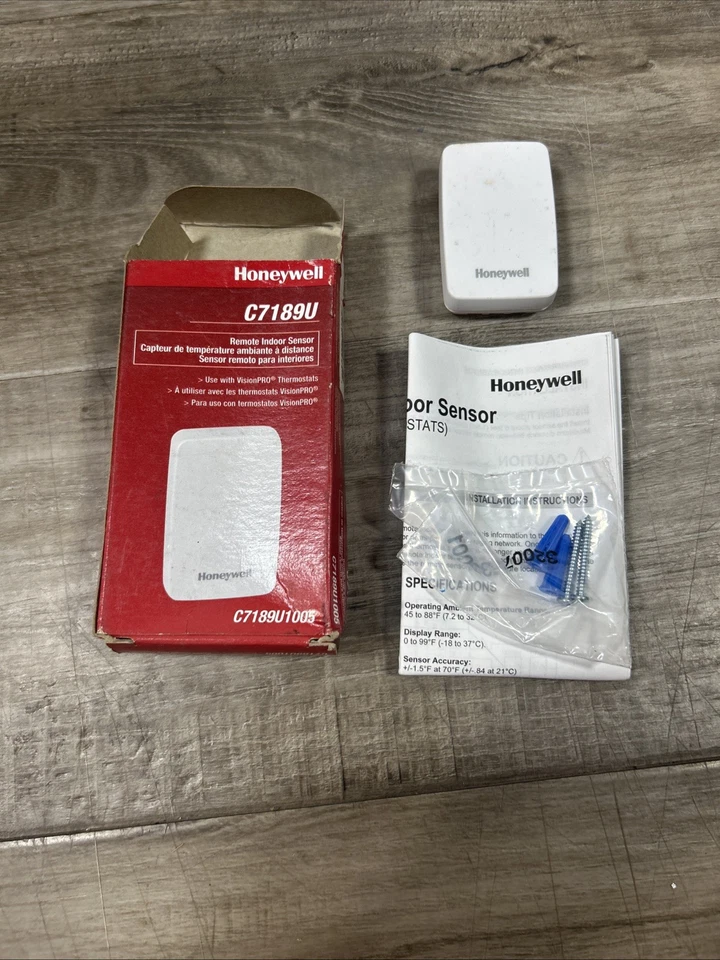 NEW Honeywell C7189U1005 Remote Indoor Temperature Sensor - Image 1 of 1