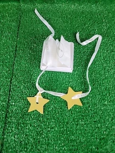 2 DIOR Gold Tone Metal Star Bag Charm Keychain Ornament Pendant - Picture 1 of 5