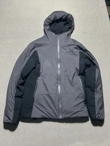 Oakley Hybrid 1 Softshell Flak Jacket Mens L Grey Full Zip Hooded All-Weather - Picture 1 of 9