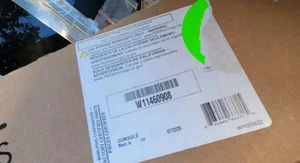 WHIRLPOOL DISHWASHER CONTROL PANEL SCRATCHES PART # W11460908 - Picture 1 of 2