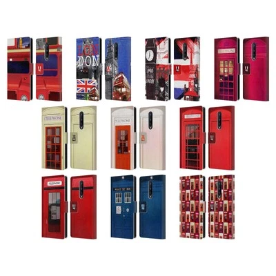 HEAD CASE DESIGNS I LOVE LONDON LEATHER BOOK WALLET CASE FOR ONEPLUS PHONES - Image 1 of 4