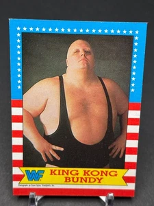 King Kong Bundy 1987 Topps WWF Wrestling Stars #15 - Picture 1 of 2