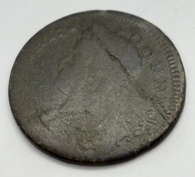 Connecticut - 1787 - Cobre Foto 1 de 2