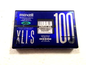 MAXELL XLI-S 100 casete de audio vintage cinta en blanco sellada Hecho en Japón Tipo I - Imagen 1 de 2