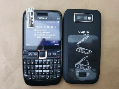 Nokia E Series E63 - Black (Unlocked) Smartphone - Image 1 of 4