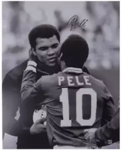 Pele Signed Team Brazil 16x20 Photo (Beckett) - Picture 1 of 2