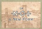 LA NGI A NEW YORK  Navigazione Generale Italiana 1925 TRANSATLANTICO Ocean Liner
