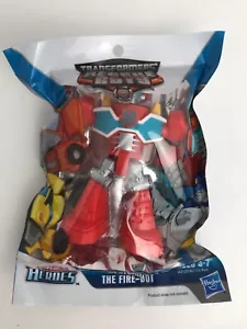 PLAYSKOOL HEROES TRANSFORMERS RESCUE BOTS HEATWAVE THE FIRE-BOT 3.5" Figure - Picture 1 of 2