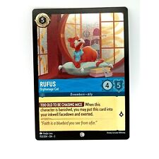 Rufus Orphanage Cat Cold Foil Disney Lorcana Into The Inklands NM-M 153