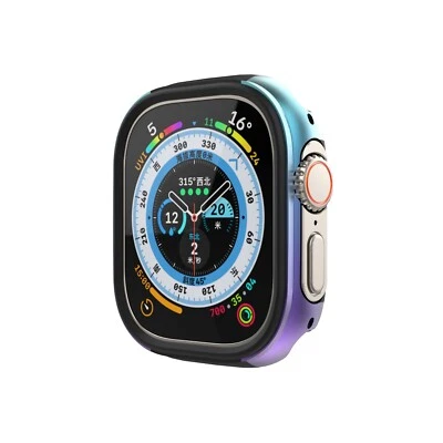 NUEVO Estuche Cubierta de Aleación de Aluminio + TPU Marco de Metal para Apple Watch Ultra/SE/8 Foto 1 de 4