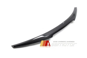 Carbon Fiber V Rear Trunk Spoiler fits 2014-2021 BMW F22 2-Series Coupe / F87 M2 - Picture 1 of 4
