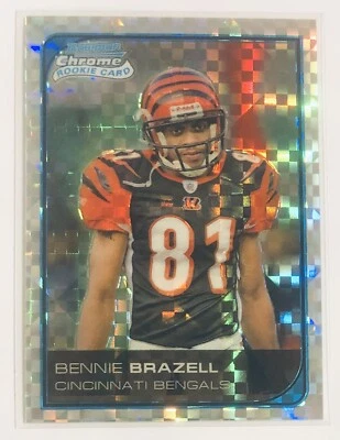 Bennie Brazell 2006 Bowman Chrome Xfractor RC 197/250 Cincinnati Bengals #108 - Image 1 of 2