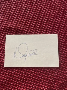 Doug Sisk - New York Mets - Signed 3x5 Index Card - Picture 1 of 5