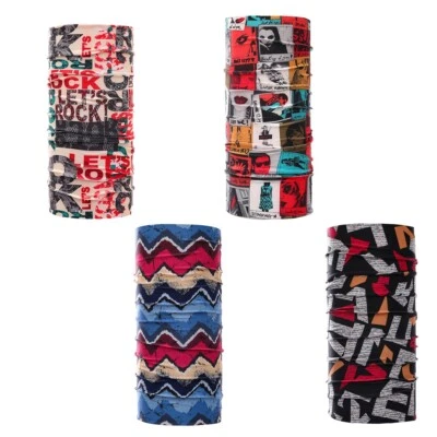 4pc Face Mask Sun Protection Reusable Washable Breathable Bandana Gaiter Cover - Image 1 of 3