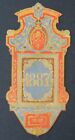 Image Chromo découpis imprimeur VALLET MINOT grand format 1887 Bleu orange