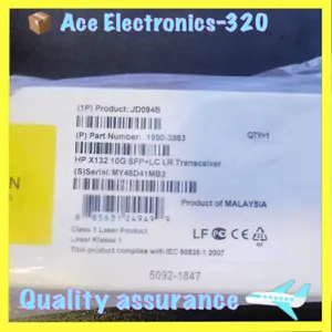 Module émetteur-récepteur HPE JD094B X130 10G SFP+ LC LR SMF FTLX1471D3BCL-HZ NEUF - Photo 1/3