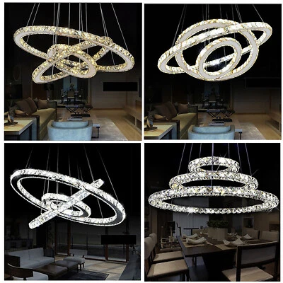 LED crystal chandelier chandelier ceiling light hanging lamp light pendant light # - Image 1 of 4