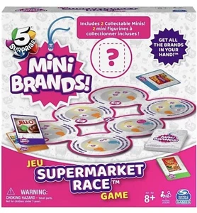 Surprise Mini Brands Supermarket Race Game Family Fun Spinmaster 8+ - Picture 1 of 4