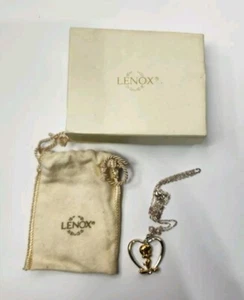 Lenox Tweety Vogel Sterlingsilber Platte Herz Anhänger Neu - Bild 1 von 9