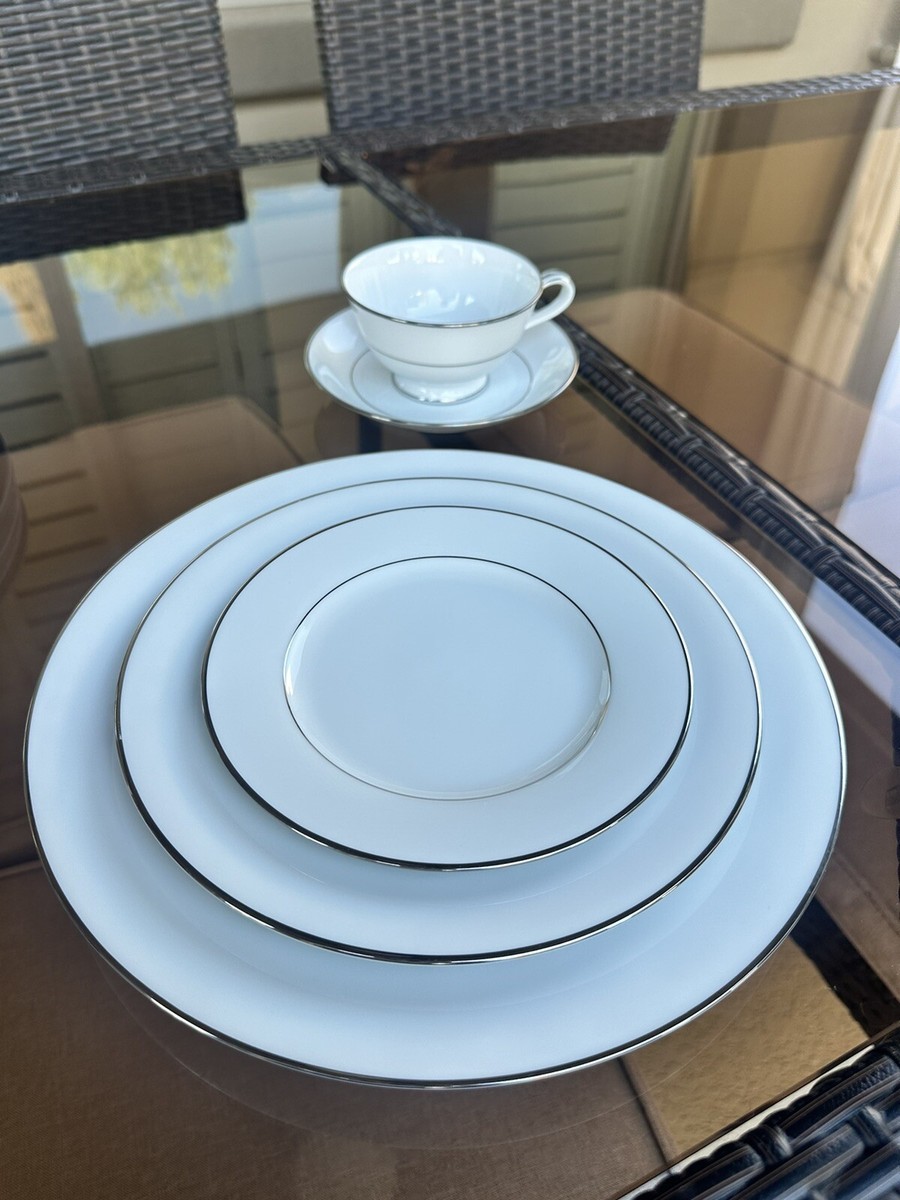 silver trim dinnerware products for sale | eBay silver trim dinnerware products for sale | eBay