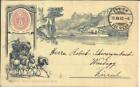 Switzerland Illustrated Postal Card Hg:30 "50 Year Jubilee Of Stamps" Only Valid