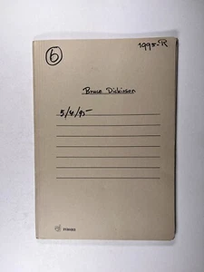 Iron Maiden Bruce Dickinson Contract Moj0o Concerts Original Office Copy 1995 - Picture 1 of 14