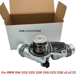 Aluminium Thermostat Gehäuse passt für BMW X3 X5 Z3 Z4 528i 328i 323i 328Ci Neu - Bild 1 von 6