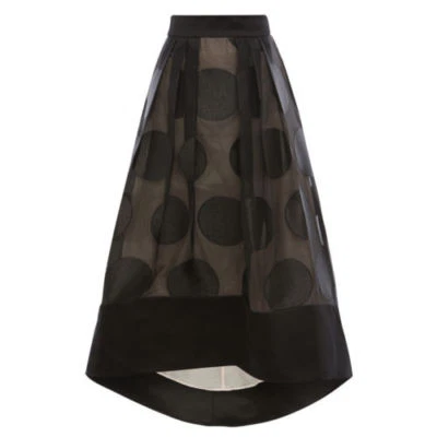 COAST Rhian Spot Skirt - Black - UK 6, UK 8, UK 10 - Image 1 of 4