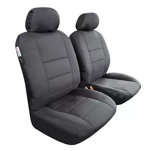 All Black Canvas Seat Cover For HONDA ELEMENT 2003-2011 Front Set - Picture 1 of 2