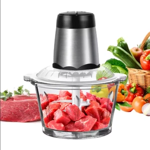 Food Processor Electric Vegetable Chopper Multi Blender Meat Fruit Mixer Kitchen - Picture 1 of 6