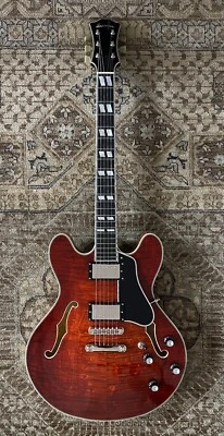 Guitarra Eléctrica Eastman T486 16" Thinline en Acabado Clásico con Estuche Rígido y Configuración Foto 1 de 4