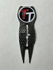 Crosshairs Divot Tool & 1" Flat Coin Style Fine Quality Golf Marker - A Beauty!
