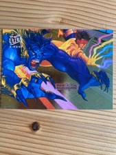 1994 Fleer Ultra X-Men Limited Edition Sub Set Card (3 of 9) Beast / Jubilee