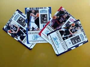 Set Biglietto Prospect Auto RC 2020-2* Killian Tillie-Cassius Stanley-Jordan Nwora - Foto 1 di 15