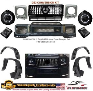 G63 Parts Body Kit Bumper Flares Grille G550 Headlights Lip 07-18 G-Wagon Signal - Picture 1 of 13