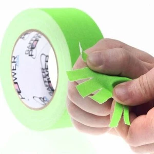 Cinta Gaffer Power Verde Fluorescente Gaff Tamaño - 2 Pulgadas x 30 Yardas, HECHA EN EE. UU. - Imagen 1 de 5
