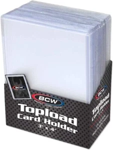 BCW Top Loaders Standard Sleeves Team Bags Card Holders Graded Card YOU PICK!! - Picture 1 of 16