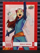 Molly Hayes 2020-21 UD Marvel Annual MCU Base Card #96 Runaways J-Team