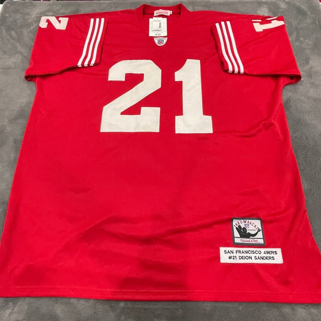 Mitchell Ness Deion Sanders San Francisco 49ers NFL Jerseys