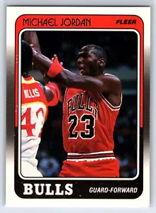 1988-89 Fleer Michael Jordan Chicago Bulls #17 SHARP COME NUOVO! - Foto 1 di 2