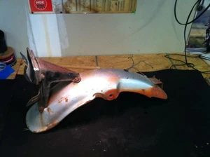 1971 Honda CL175 CL 175 rear back fender mud guard - Picture 1 of 12