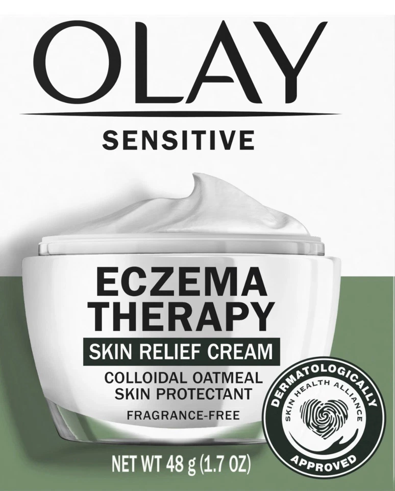 Olay Sensitive Crema Hidratante Coloidal Avena Protector de Piel F-F 1.7oz. Foto 1 de 1