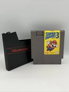 Super Mario Bros. 3 (NES, 1990) Auténtico Nintendo Cartucho y Funda Sin Anidar - Imagen 1 de 6